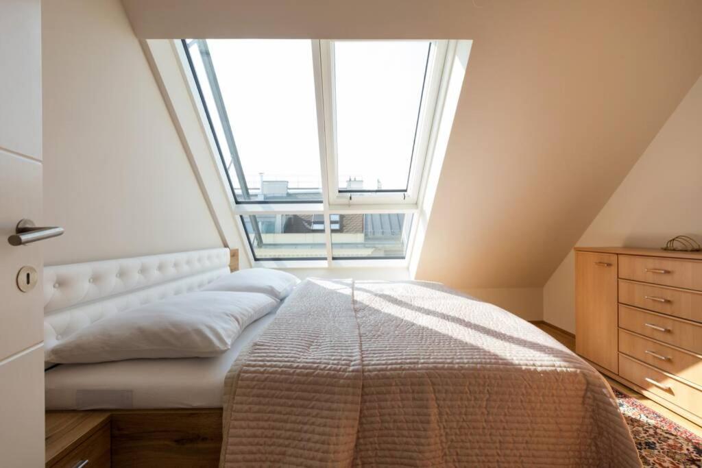 ウィーンGrosses Penthouse #12 Mit Terrasse Und Aussichtアパートメント エクステリア 写真